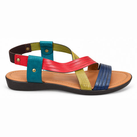 Women's Leather Shoes 22SFD330818 Multicolor
