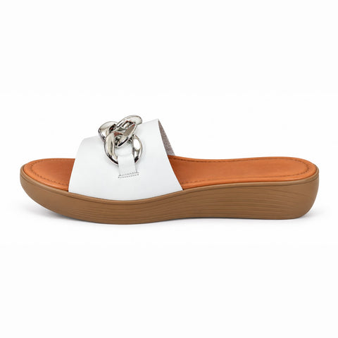 Women's Leather Shoes 22SFD331418 White