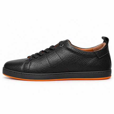 Men's Genuine Leather Shoes 22SFD6052FT Black