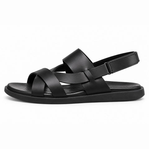 Men's Genuine Leather Shoes 22SFD638318 Black