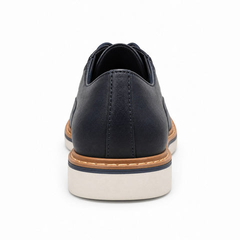 Men's Genuine Leather Shoes 22SFD660118 Navy Blue