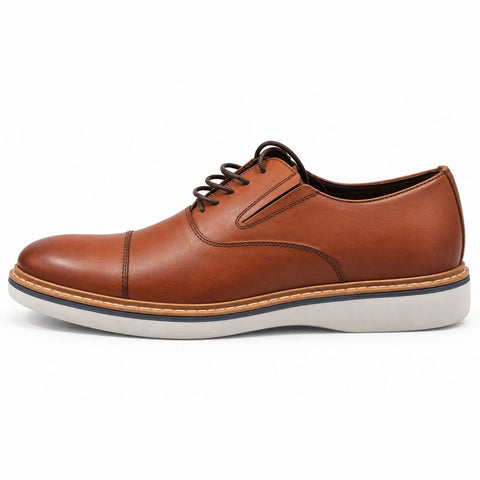 Men's Genuine Leather Shoes 22SFD660118 Tan