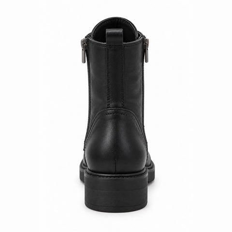Women's Leather Boots 22WFD180418 Black