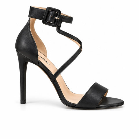 Women's Leather Sandals 20SFD140018 Black