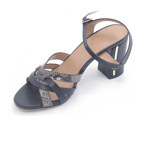 Women's Synthetic Leather Sandals 20SFT279614 Black