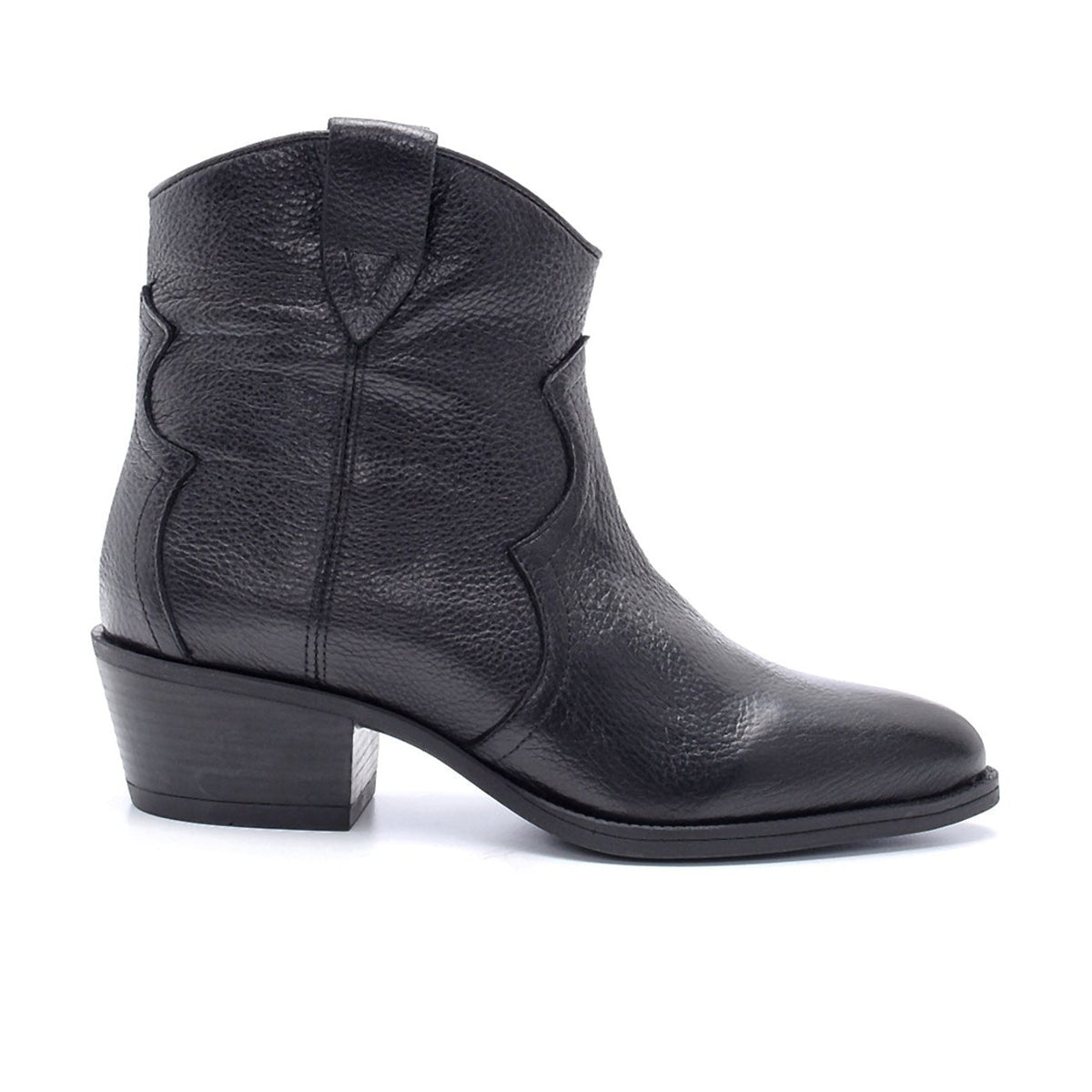 Women's Leather Boots 20WFD2813FT Black