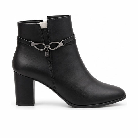 Women's Synthetic Leather Boots 20WFE151518 Black