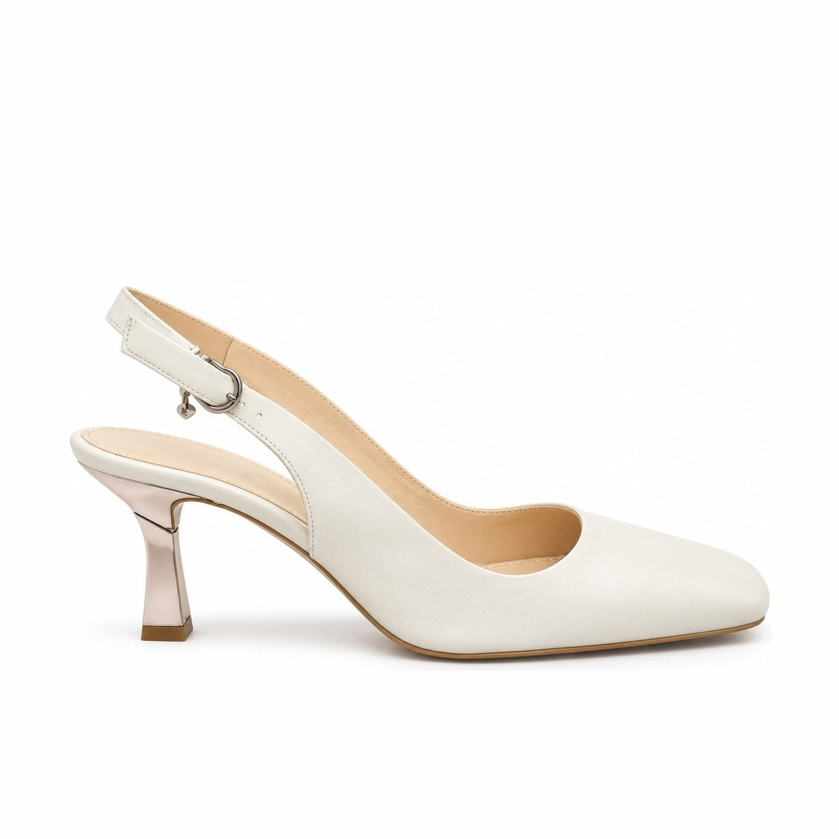 Women's Leather Shoes 21SFD131218 Cream