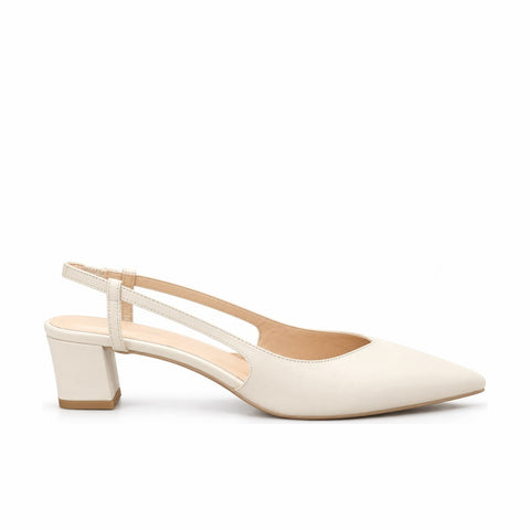 Women's Leather Shoes 21SFD160718 Ecru