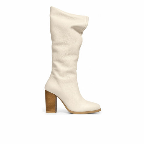 Women's Leather Shoes 21WFD1526FT Cream