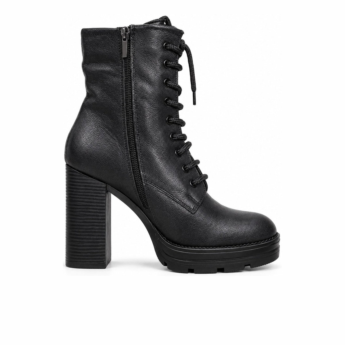 Women's Leather Shoes 21WFD183118 Black