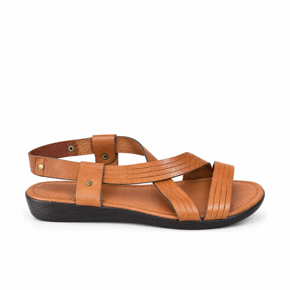 Women's Leather Shoes 22SFD330818 Tan