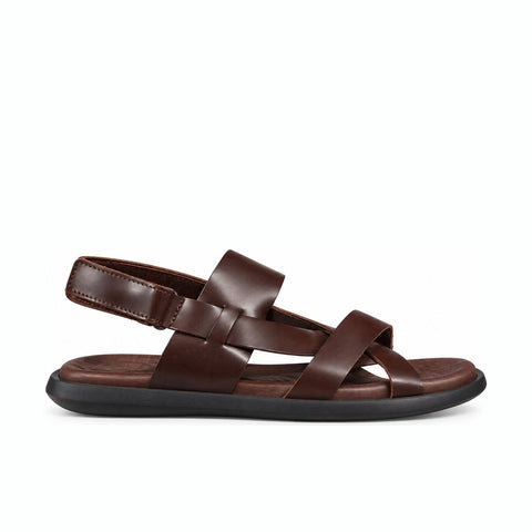 Men's Genuine Leather Shoes 22SFD638318 Brown