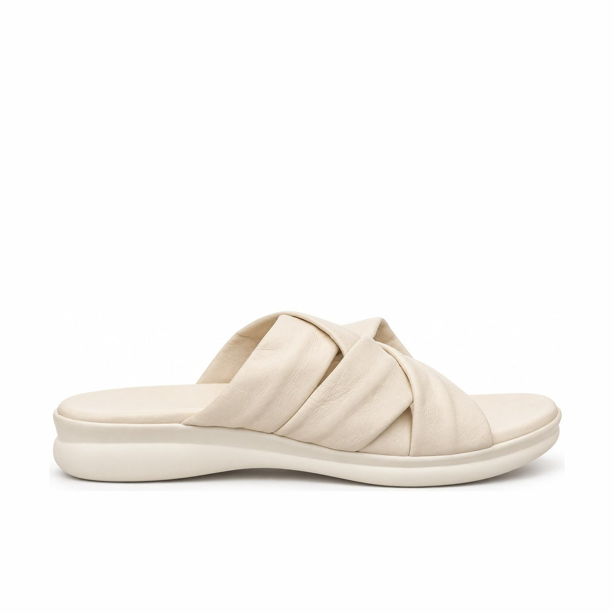 Women's Leather Shoes 22SFD150018 Beige