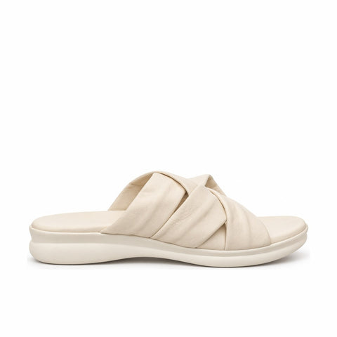 Women's Leather Shoes 22SFD150018 Beige