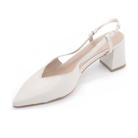Women's Leather Shoes 22SFD160918 Ecru