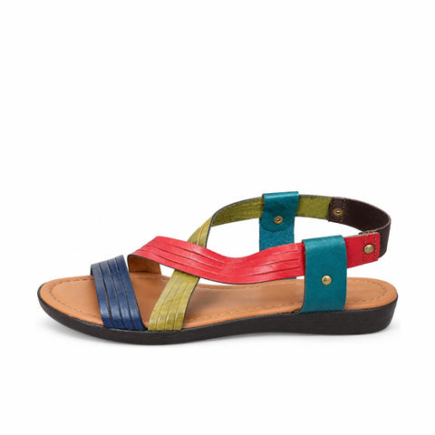 Women's Leather Shoes 22SFD330818 Multicolor