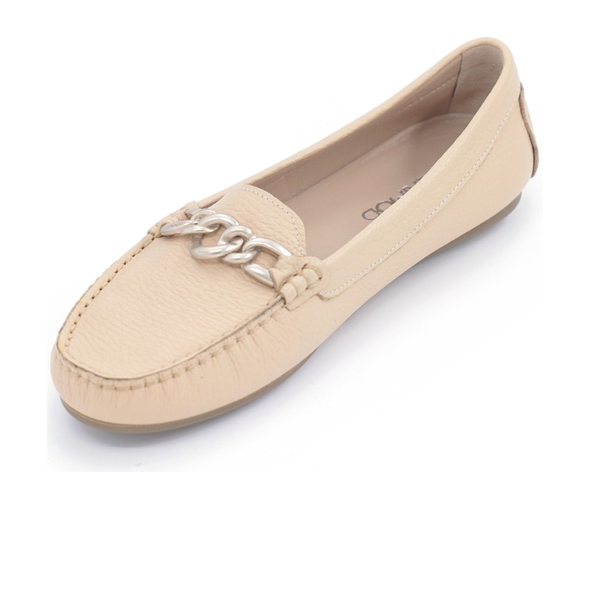 Women's Leather Shoes 22SFD2913FT Beige