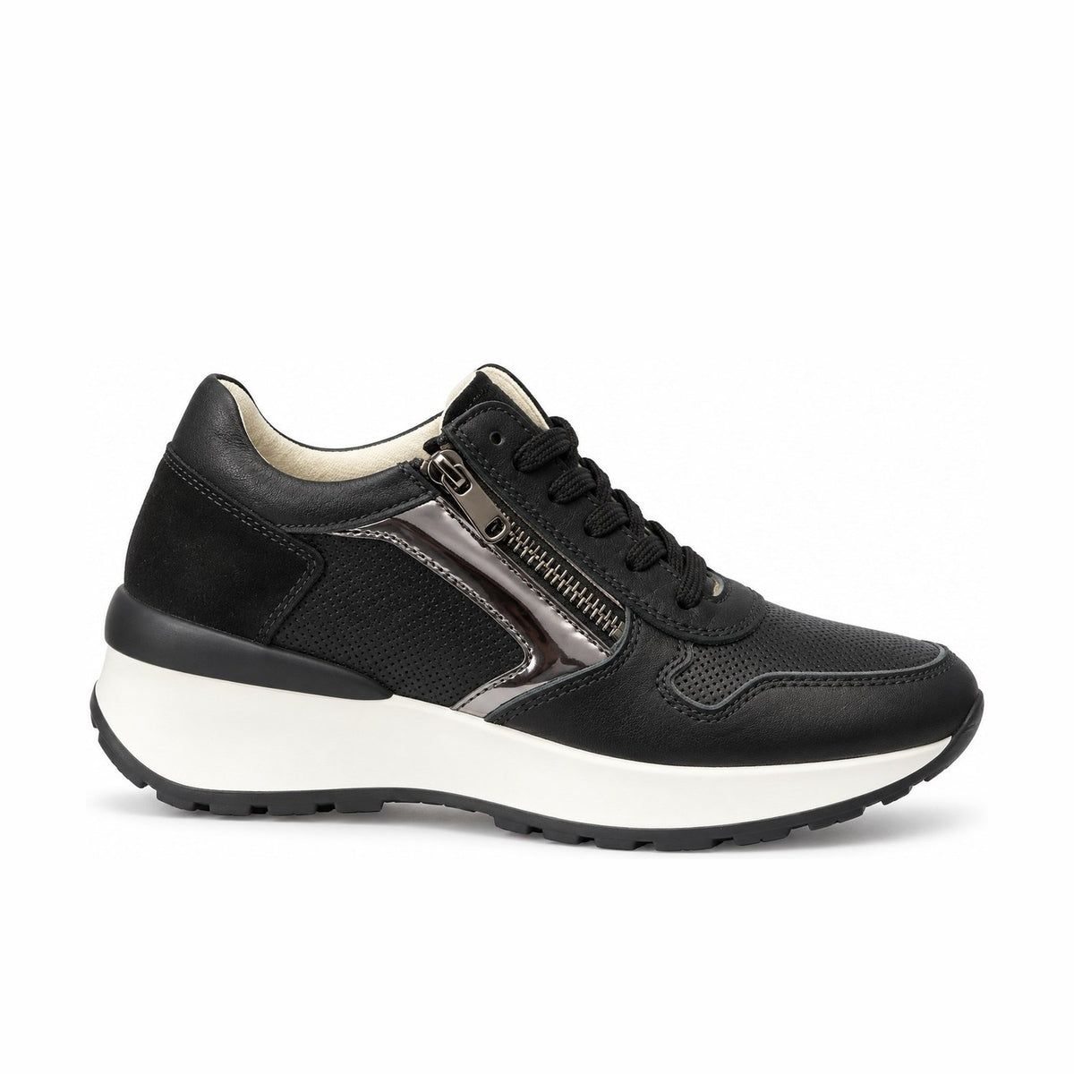 Women's Leather Shoes 22SFD371414 Black