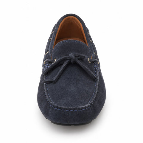 Men's Genuine Leather Shoes 22SFD622110 Navy Blue
