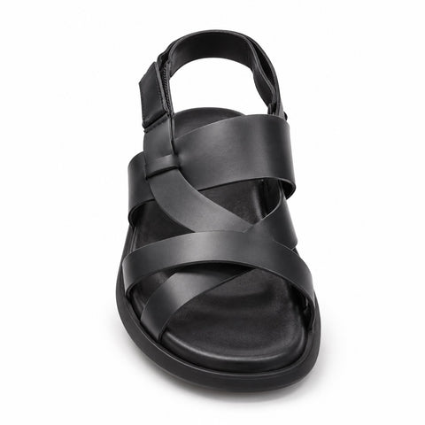 Men's Genuine Leather Shoes 22SFD638318 Black