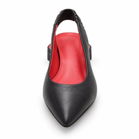 Women's Leather Shoes 21SFD100018 Black