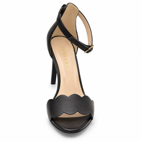 Women's Leather Shoes 22SFD160418 Black