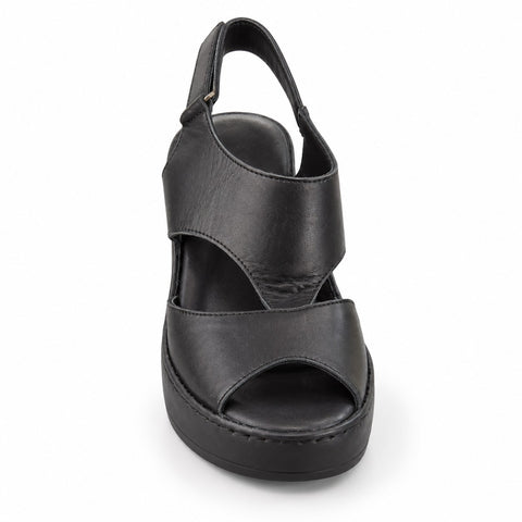 Women's Leather Shoes 22SFD341618 Black