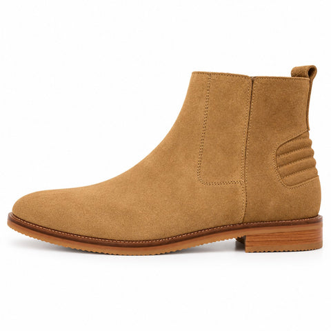 Men's Genuine Leather Boots 20WFD327310 Tan