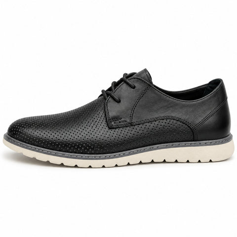 Men's Genuine Leather Shoes 21SFD6484DI Black