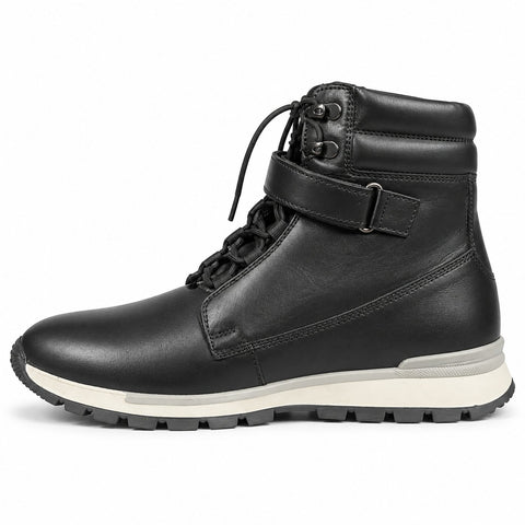 Men's Genuine Leather Boots 21WFD621218 Black