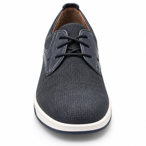 Men's Genuine Leather Shoes 22SFD603414 Navy Blue