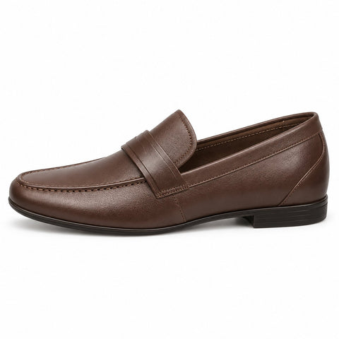 Men's Genuine Leather Shoes 22SFD604318 Brown