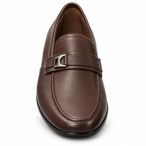Men's Genuine Leather Shoes 22SFD604318 Brown