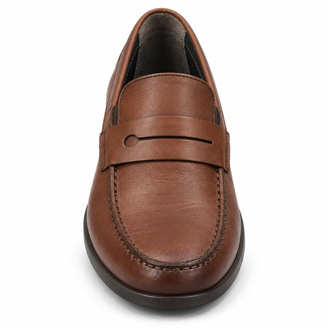 Men's Genuine Leather Shoes 22SFD624018 Brown