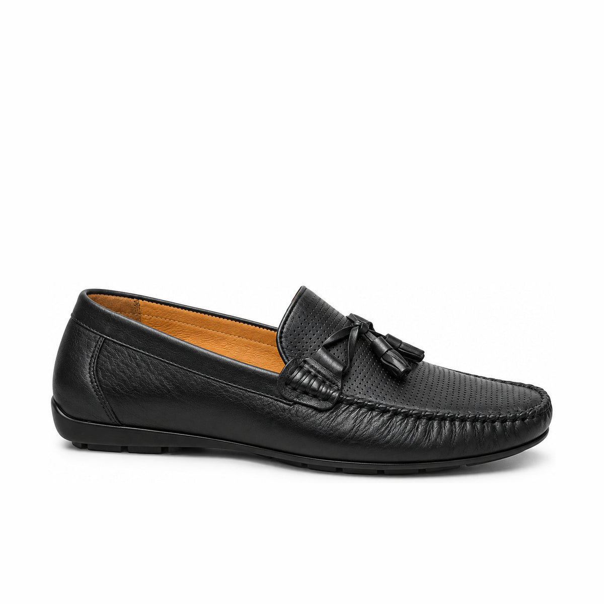 Men's Genuine Leather Shoes 22SFD6302DI Black