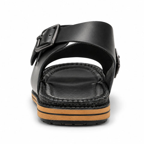 Men's Genuine Leather Shoes 22SFD638418 Black