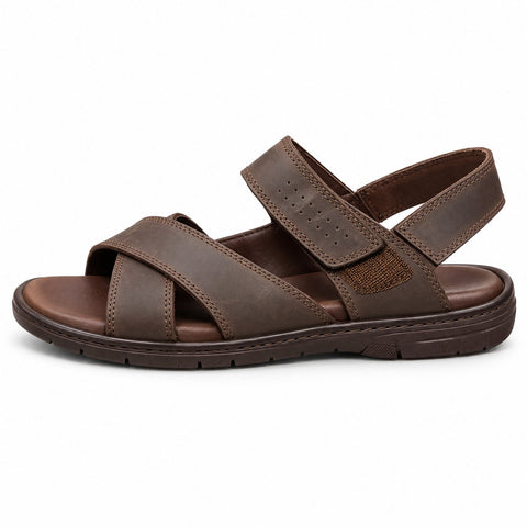 Men's Genuine Leather Shoes 22SFD6387V3 Brown
