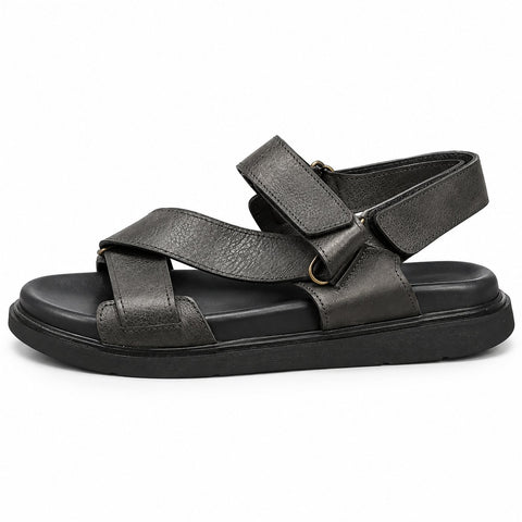 Men's Genuine Leather Shoes 22SFD639018 Black