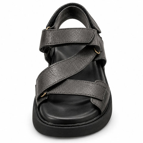 Men's Genuine Leather Shoes 22SFD639018 Black