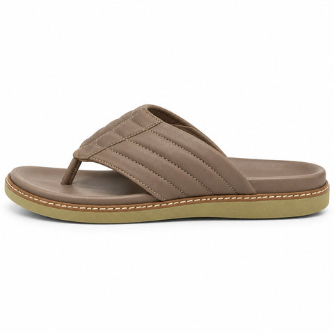Men's Genuine Leather Shoes 22SFD639718 Taupe