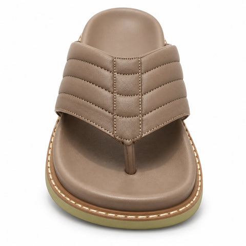 Men's Genuine Leather Shoes 22SFD639718 Taupe