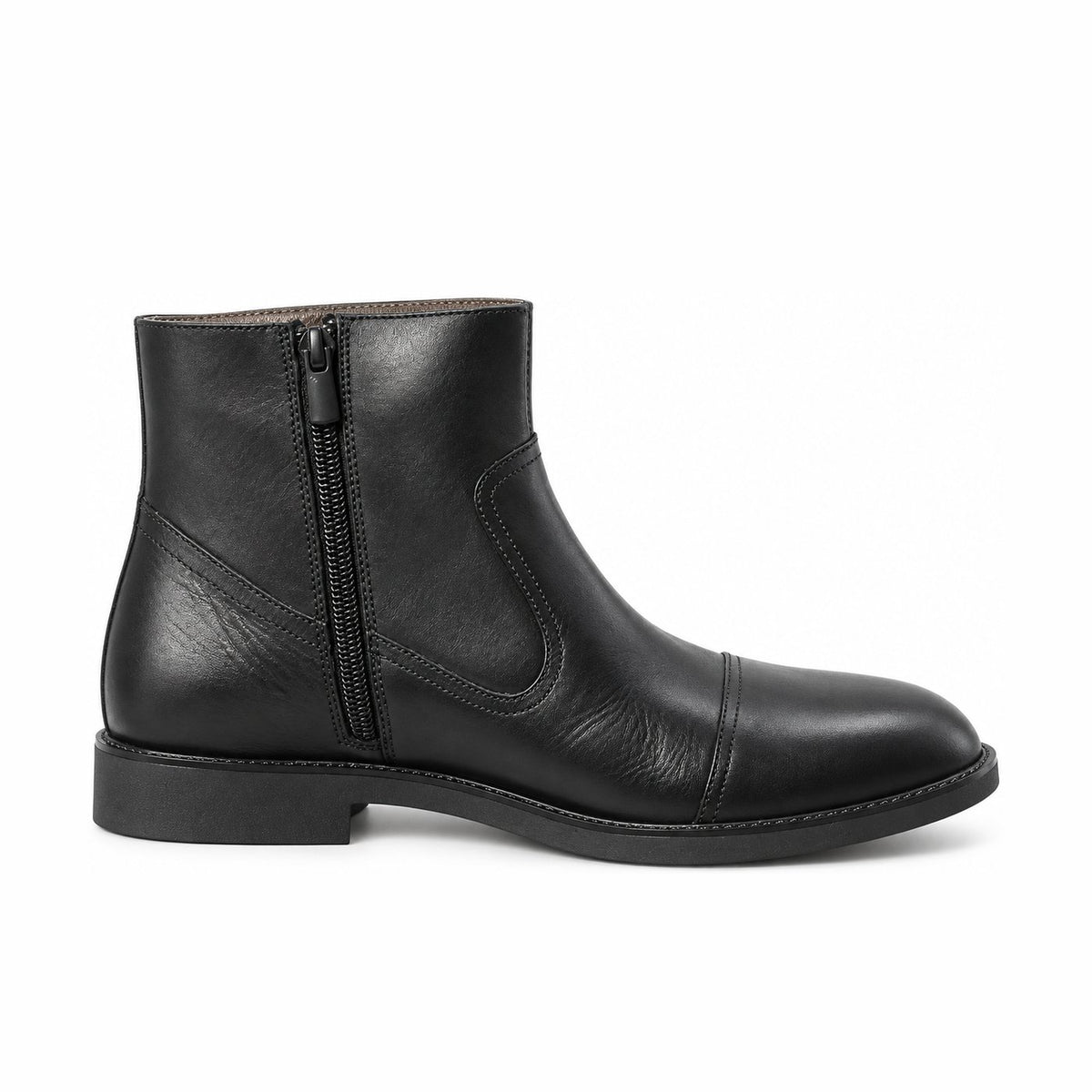 Men's Genuine Leather Shoes 22WFD600018 Black