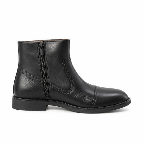 Men's Genuine Leather Shoes 22WFD600018 Black
