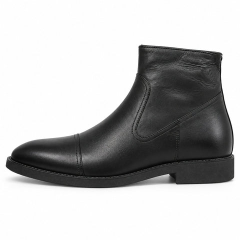 Men's Genuine Leather Shoes 22WFD600018 Black