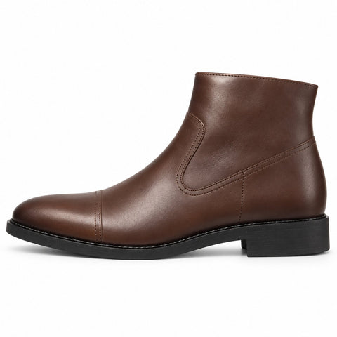 Men's Genuine Leather Shoes 22WFD600018 Brown