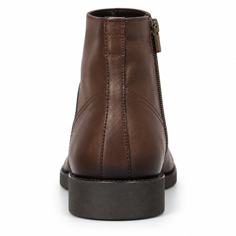 Men's Genuine Leather Shoes 22WFD600018 Brown