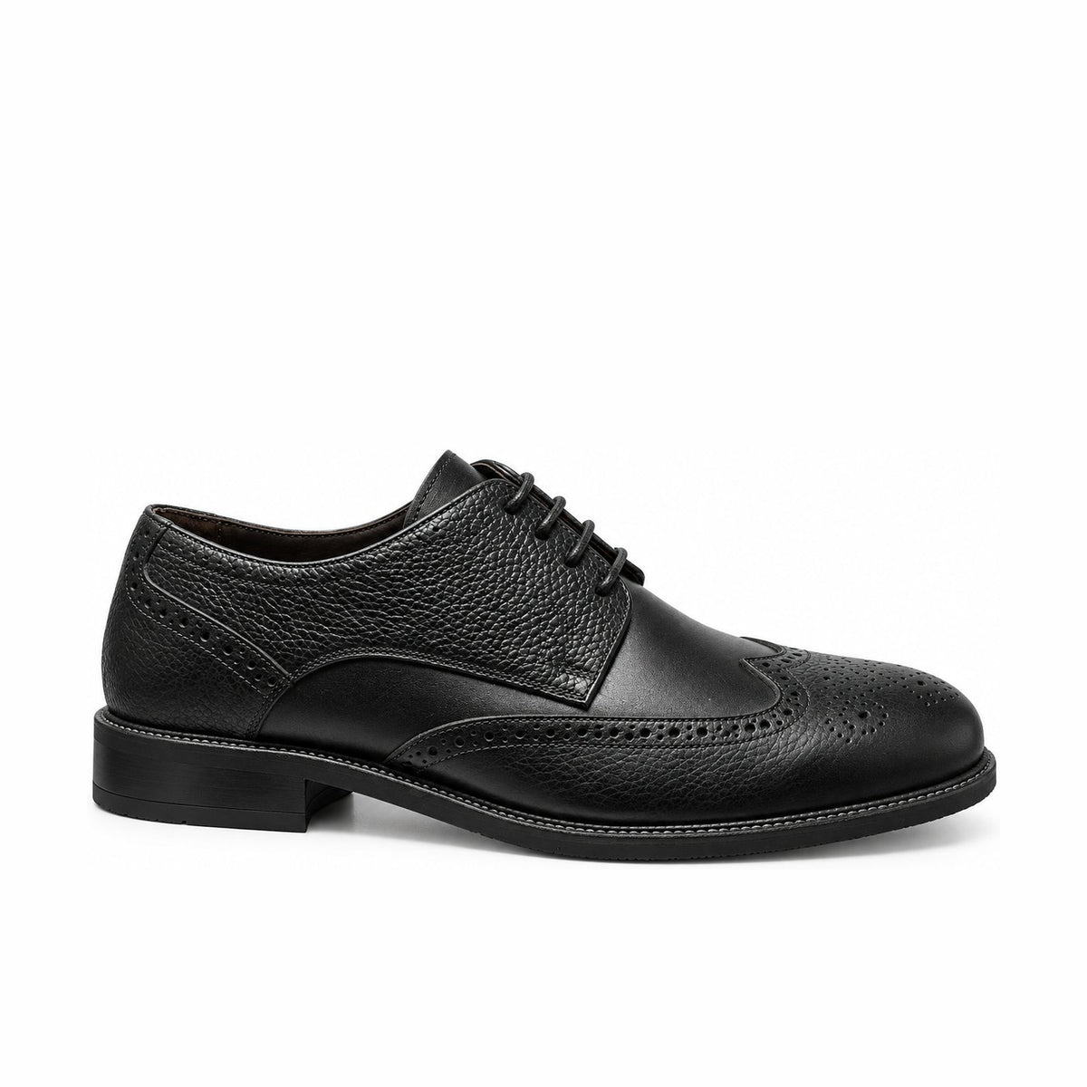Men's Genuine Leather Shoes 22WFD600214 Black