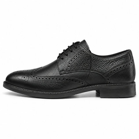 Men's Genuine Leather Shoes 22WFD600214 Black