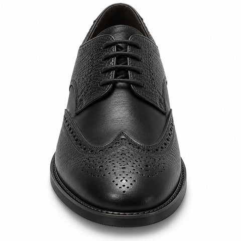 Men's Genuine Leather Shoes 22WFD600214 Black